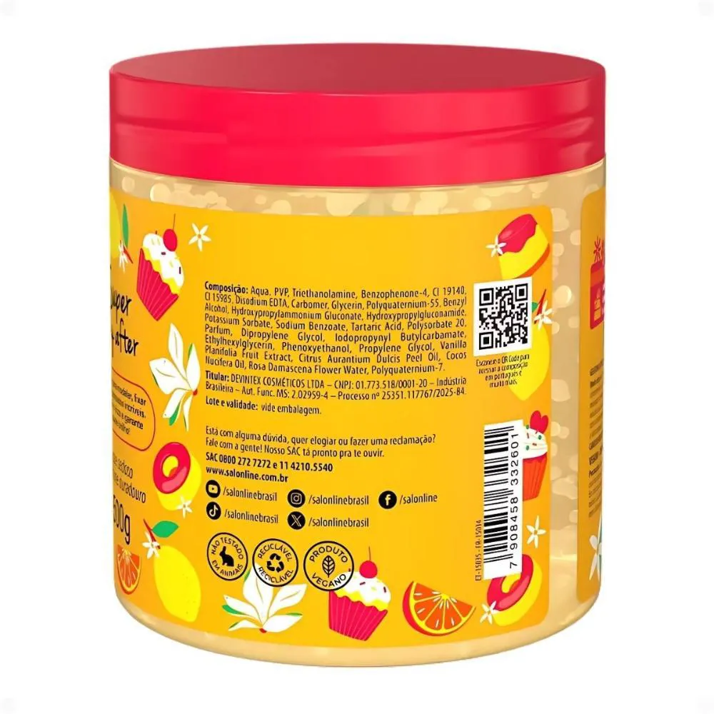Gelatina Capilar Salon Line Xêrosa Baunilha Doce 500g