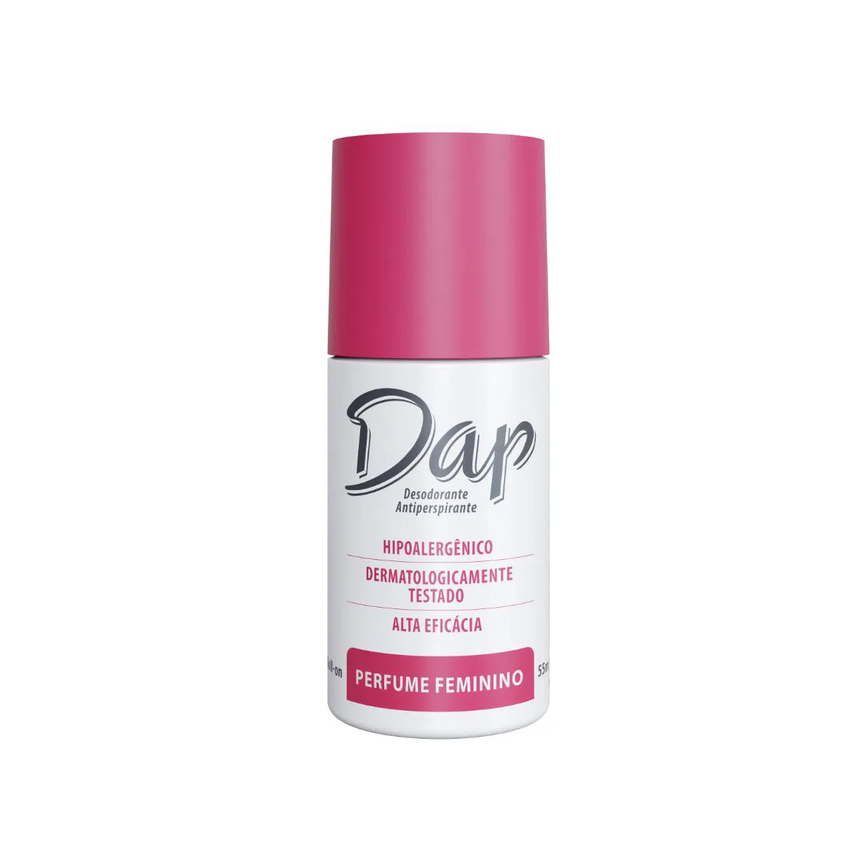 Desodorante Antitranspirante Roll-On Dap Feminino Hipoalergênico Sem Álcool 55ml