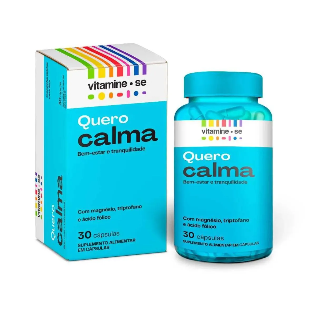 Suplemento Alimentar Vitamine-Se Quero Calma C/30 Cápsulas