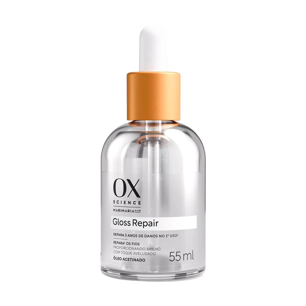 Óleo Acetinado Finalizador OX Science Mari Maria Gloss Repair 55ml