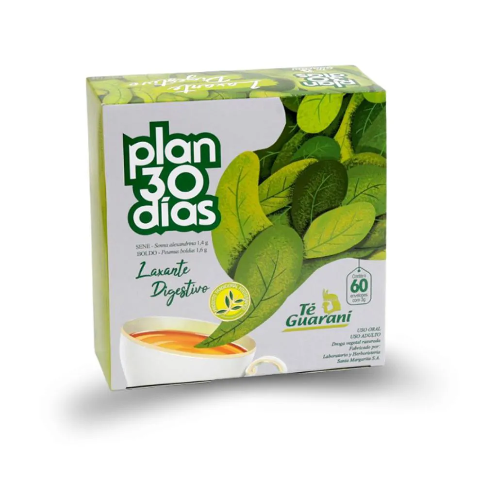 Chá Plan 30 Dias com 60 Envelopes