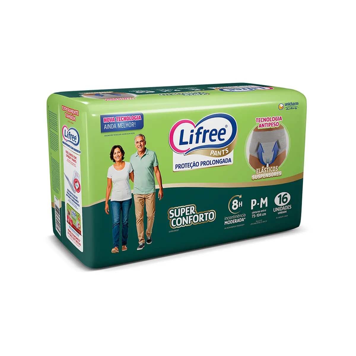 Fralda Calça Lifree Super Conforto P/M 16 unidades