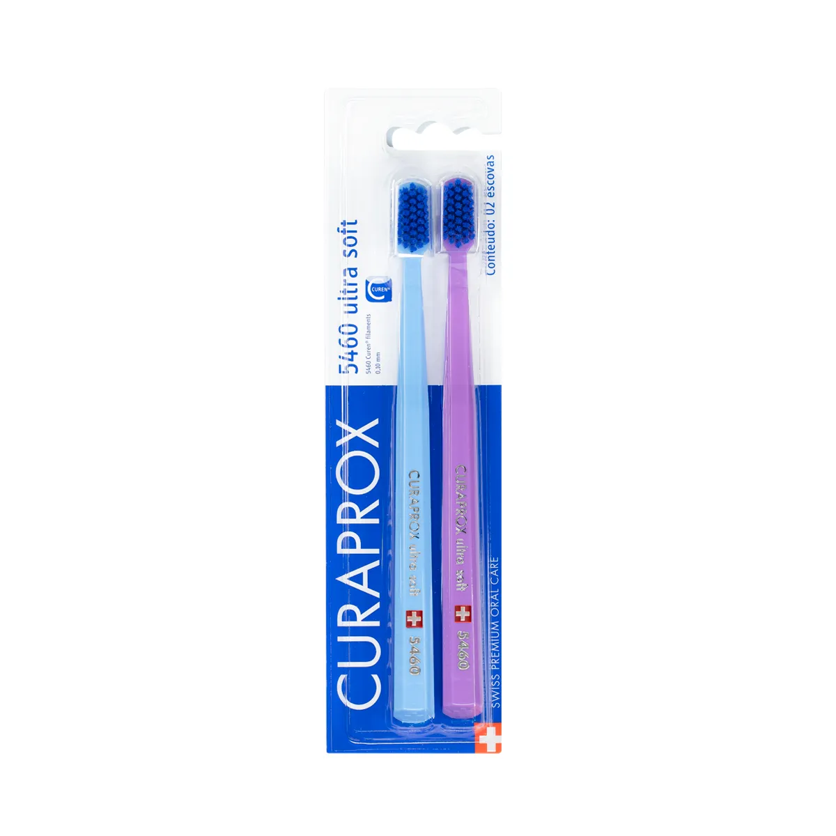 Escova de Dente Curaprox Ultra Soft 5460 Cores Sortidas 2 unidades