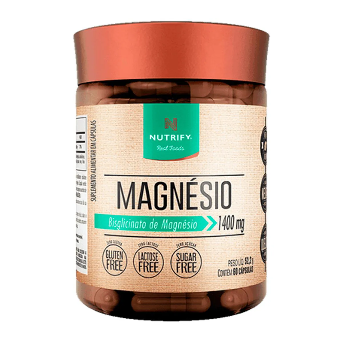 Magnésio Nutrify 60 Cápsulas