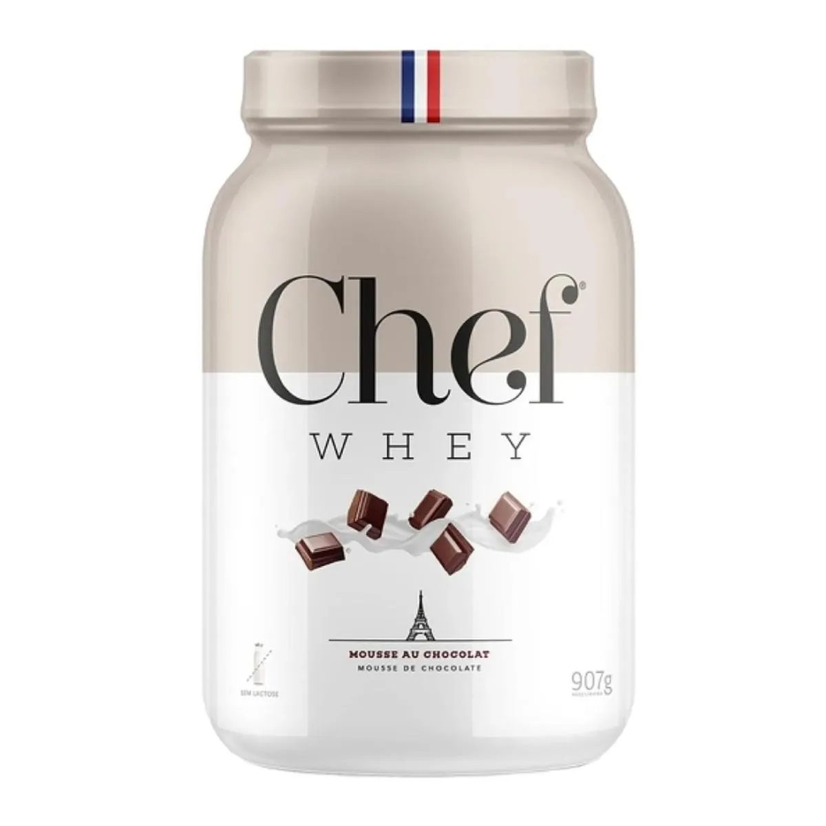 Chef Whey Zero Lactose - 900G Morango C Chantilly