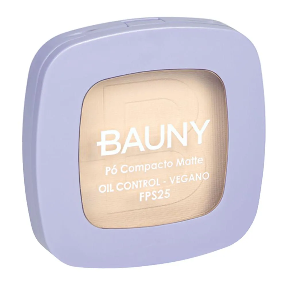 Pó Compacto Matte Bauny Fps25 10G 10