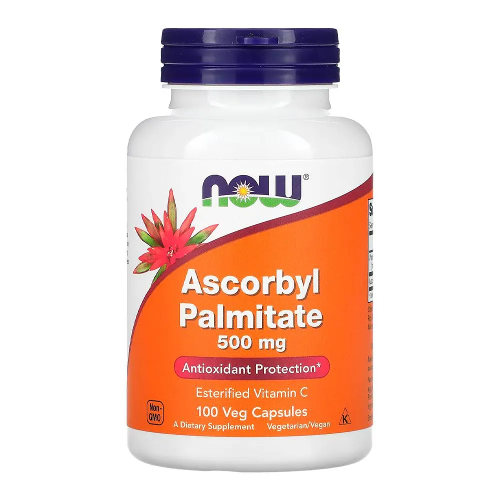 Now Foods Ascorbyl Palmitate 500 Mg 100 Vcaps 608.