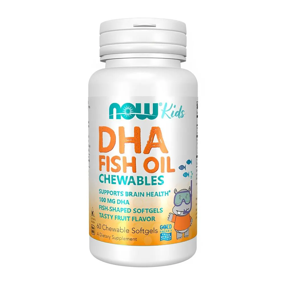 Now Foods Dha 100Mg Chewable Sgels 60 Sgels 1607