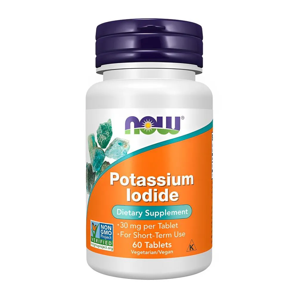 Now Foods Potassium Iodide 30 Mg 60 Tabs 1454