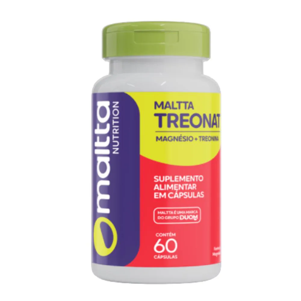 Magnésio Treonat Alta Absorção e Foco C/60 - Duom/Maltta
