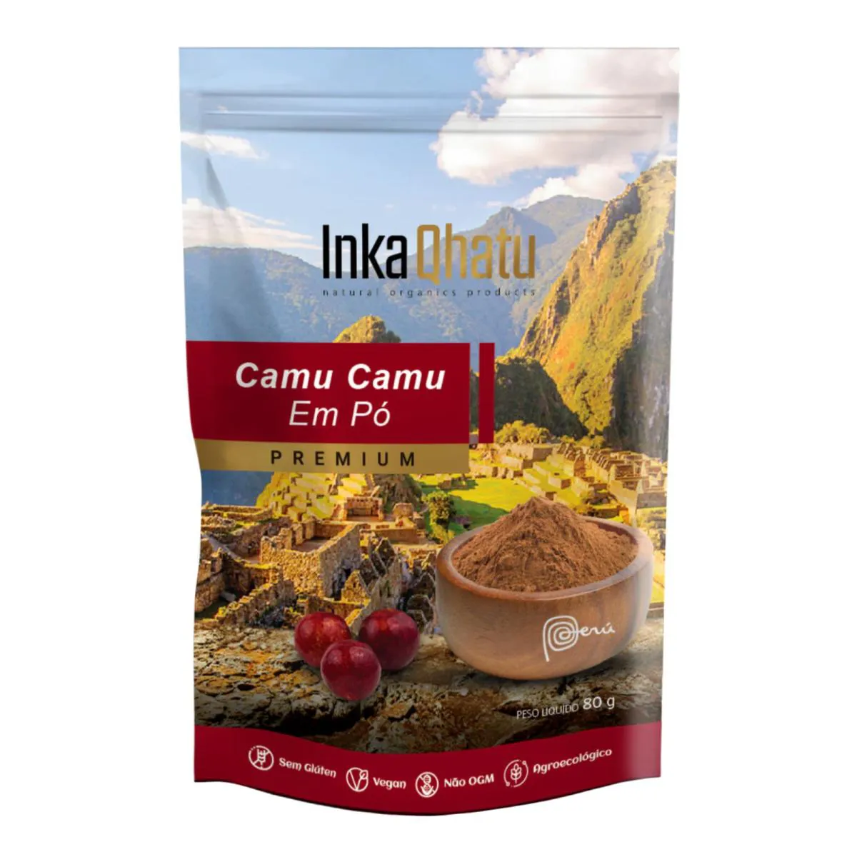 Camu Camu em Pó 80G - Inka Qhatu