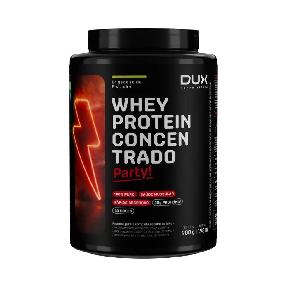 Whey Protein Concentrado Pote (900G) - Sabor: Brigadeiro de Pistache