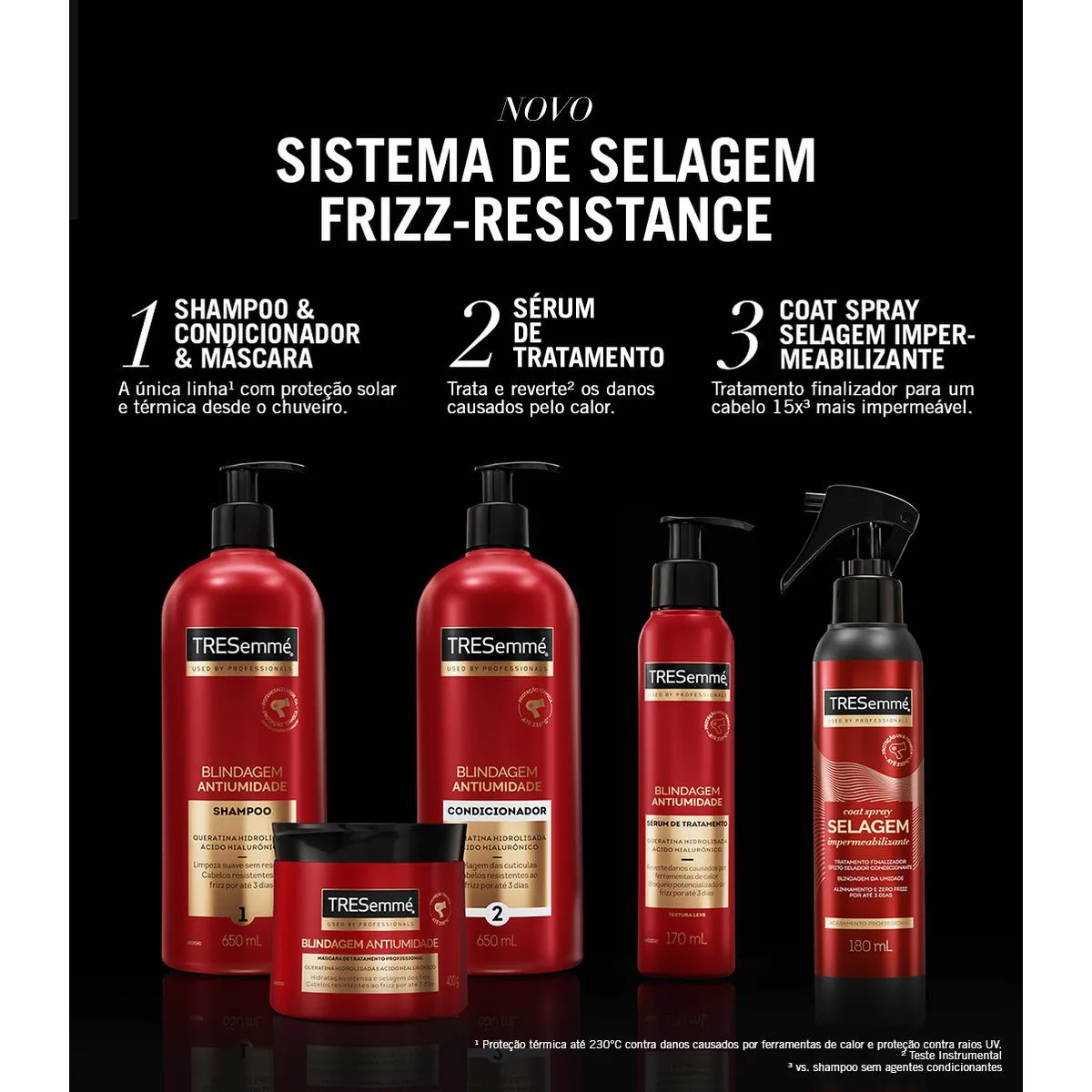 Spray Finalizador TRESemmé Coat Selagem Impermeabilizante 180ml