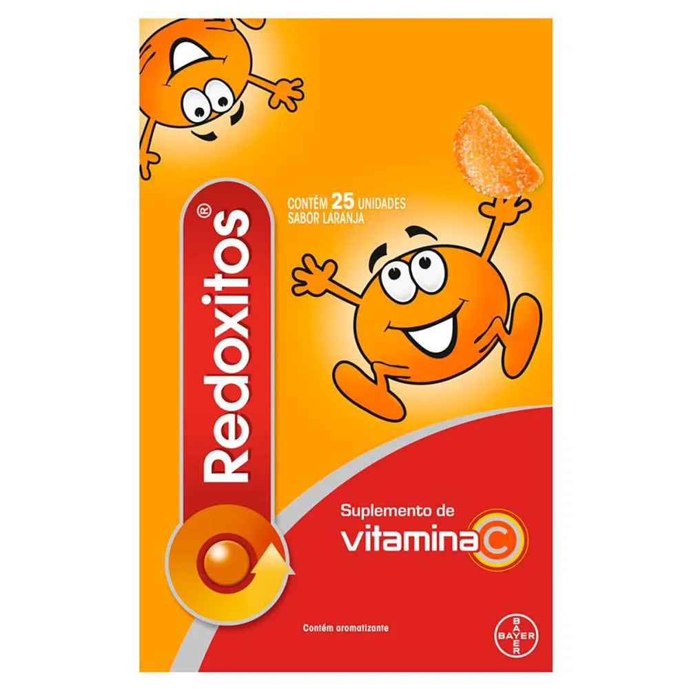 Suplemento Alimentar de Vitamina C Redoxitos– Laranja 25un