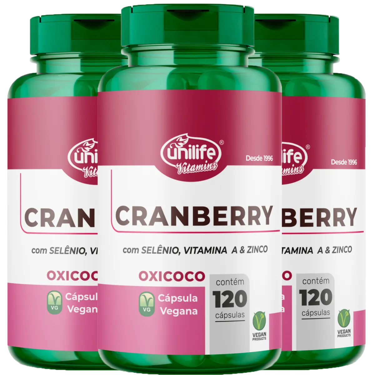 Cranberry 3 X 120 cápsulas Unilife