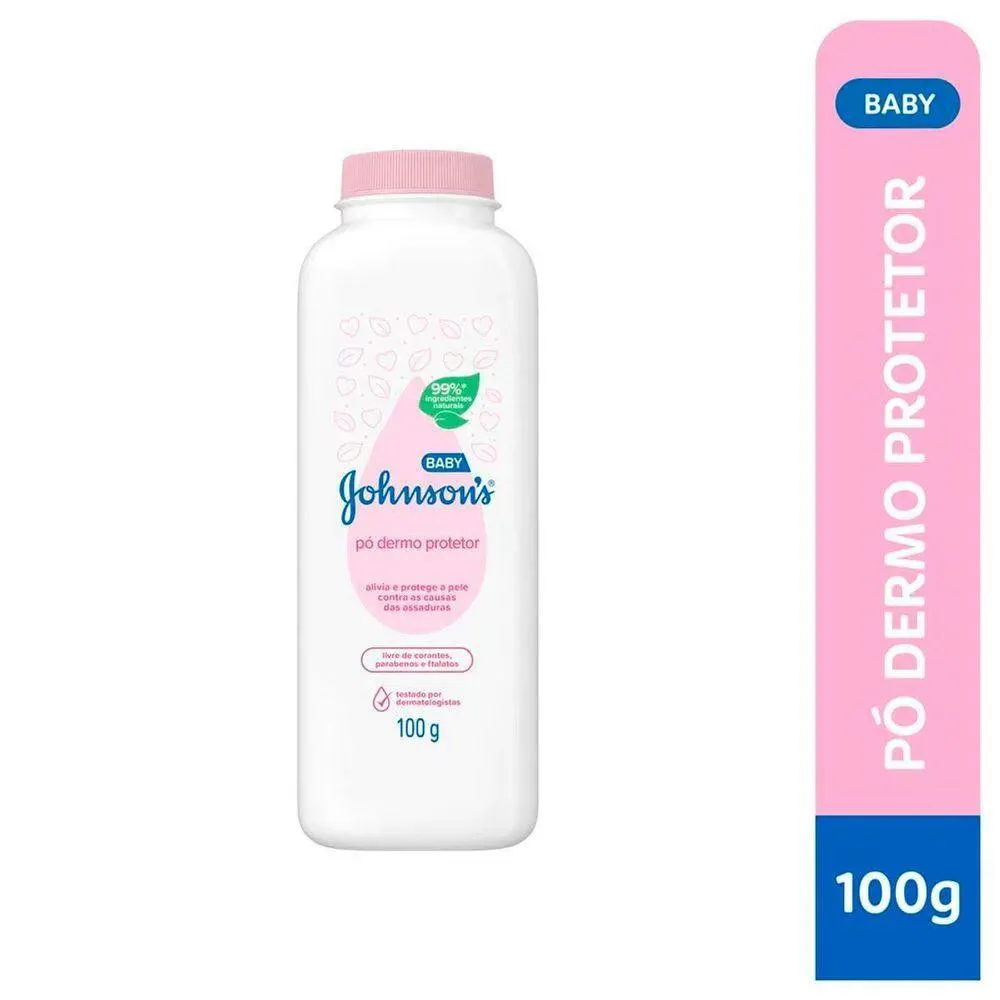 Talco Po Dermo Protetor Johnsons Baby Tradicional 100G