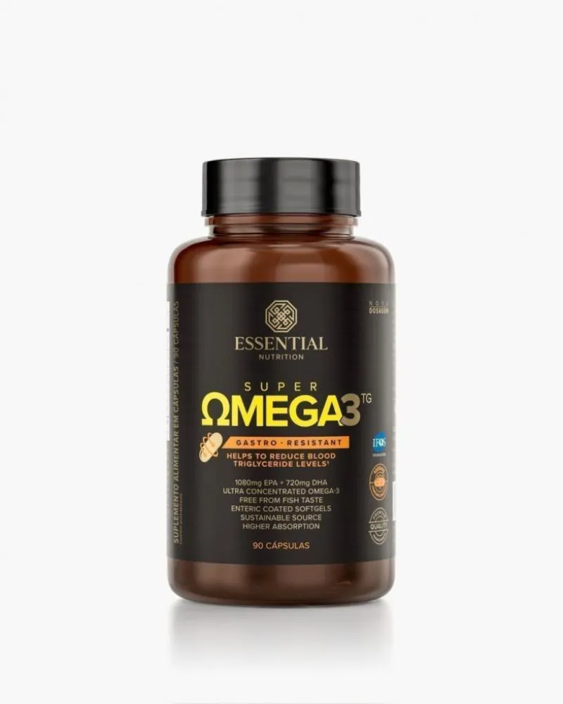 Super Omega 3 Tg Gastro-Resistant 1080Mg (90 Caps) - Padrão: Único.