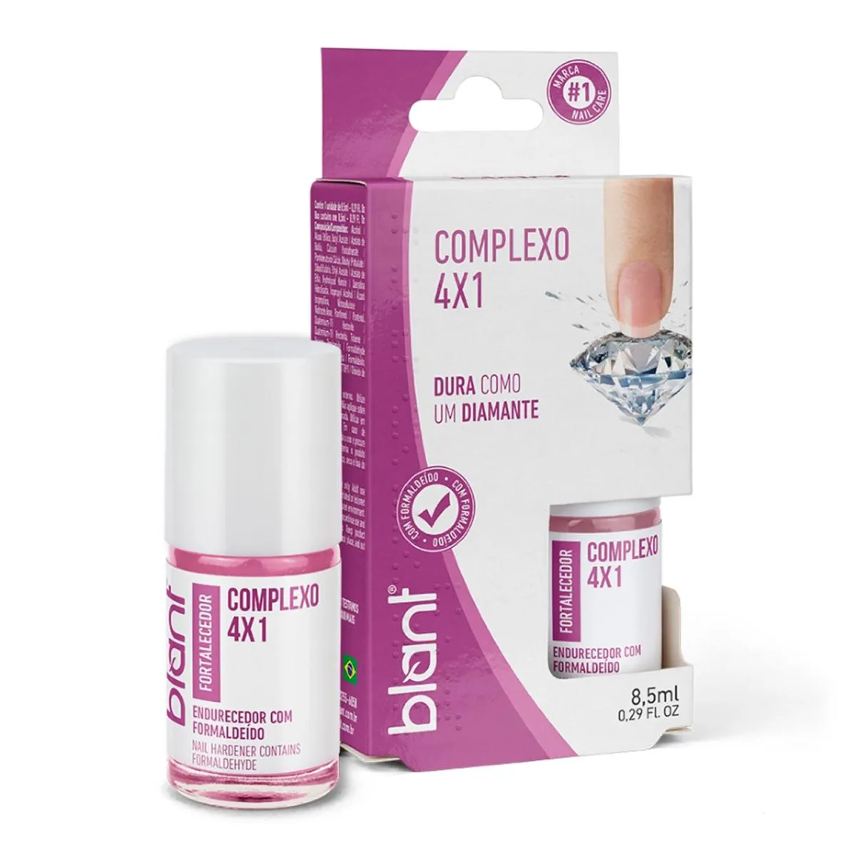 Kit Blant Blindagem das Unhas + Base Complexo 4X1