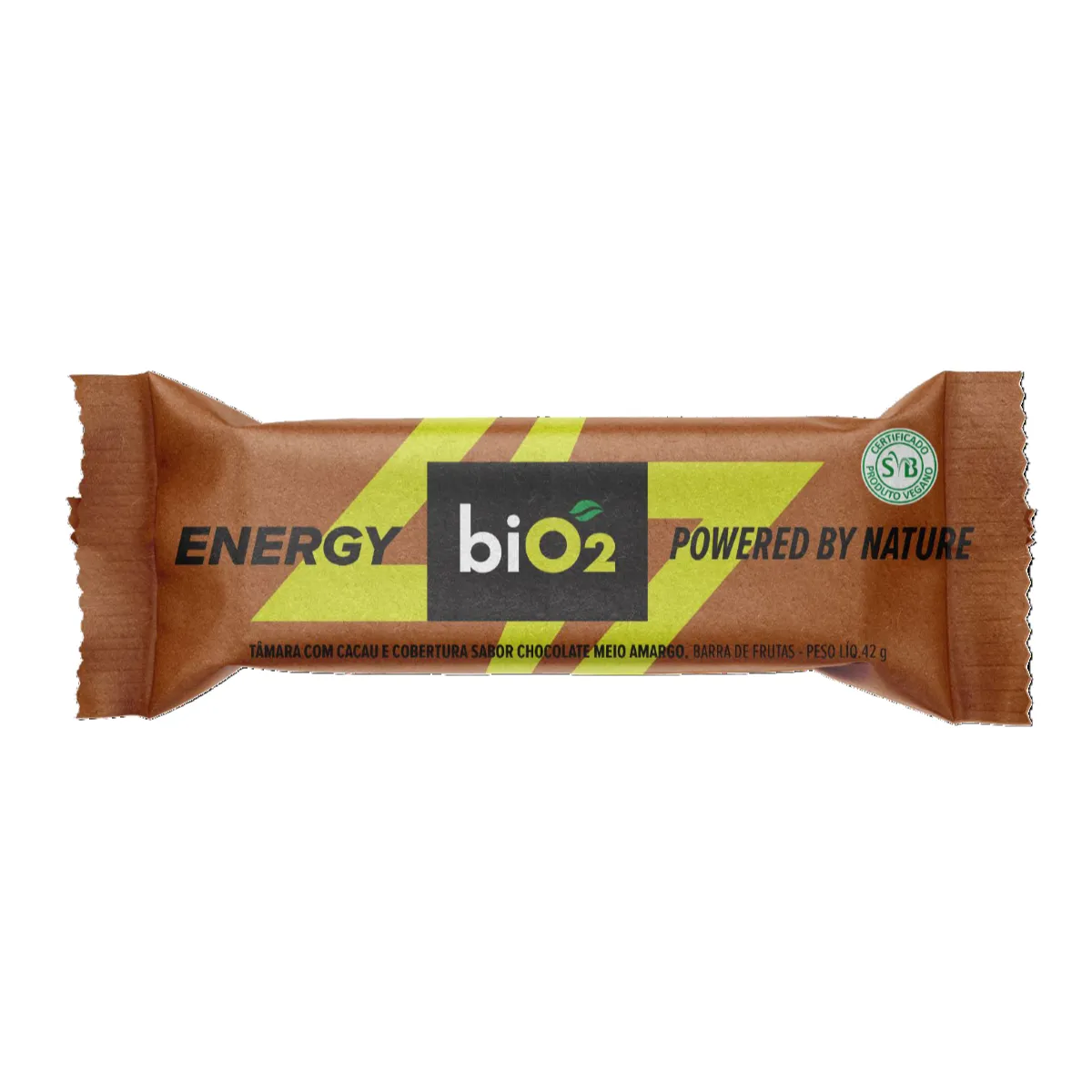 Barra de Tâmara e Cacau com Cobertura de Chocolate biO2 Energy 42g