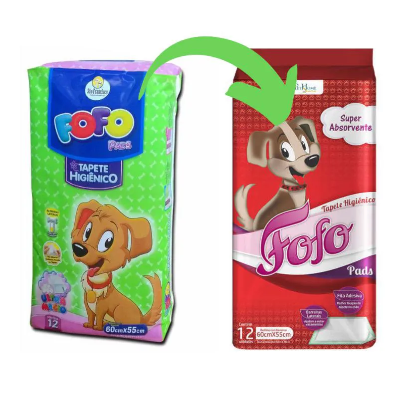Tapete Higiênico Fofo Pads para Cães 12Un