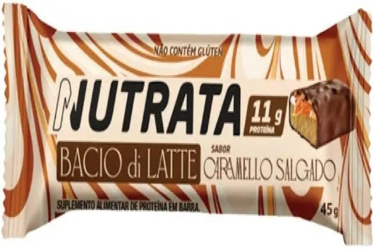 Barra Proteica Nutrata Bacio Di Latte (40G) - Sabor: Caramello Salgado (45G)
