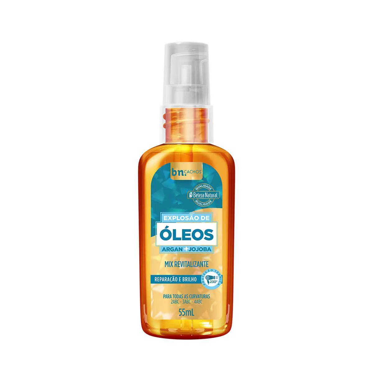 Óleo Capilar Revitalizante Bn.Cachos Explosão Óleos Argan e Jojoba 55ml