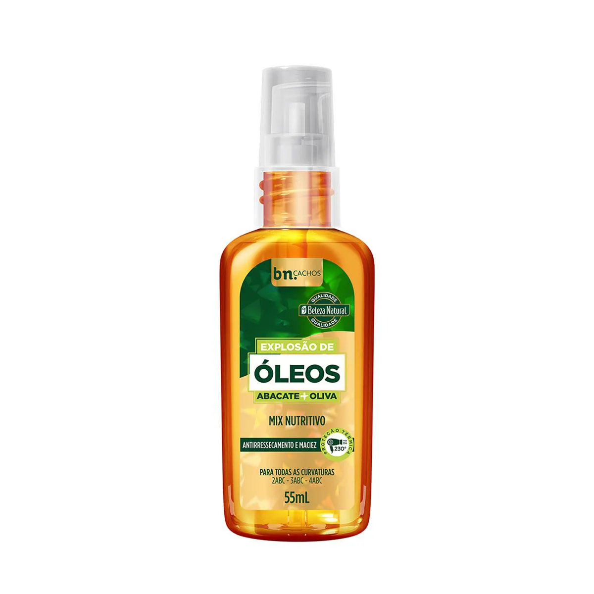 Óleo Capilar Nutritivo Bn.Cachos Explosão Óleos Abacate e Oliva 55ml