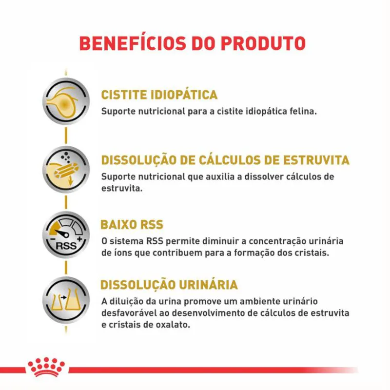 Kit 3 Sachê Royal Canin V.diet Urinary S/O Gato Adulto 85Gr
