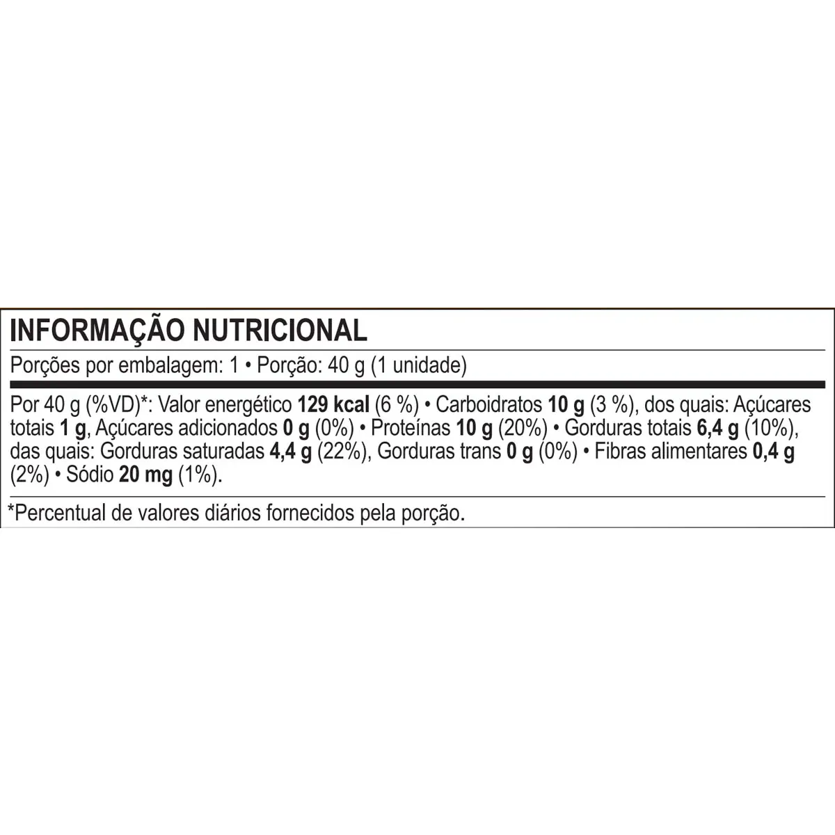 Barra de Proteína Nutrigood Doce de Leite 40g