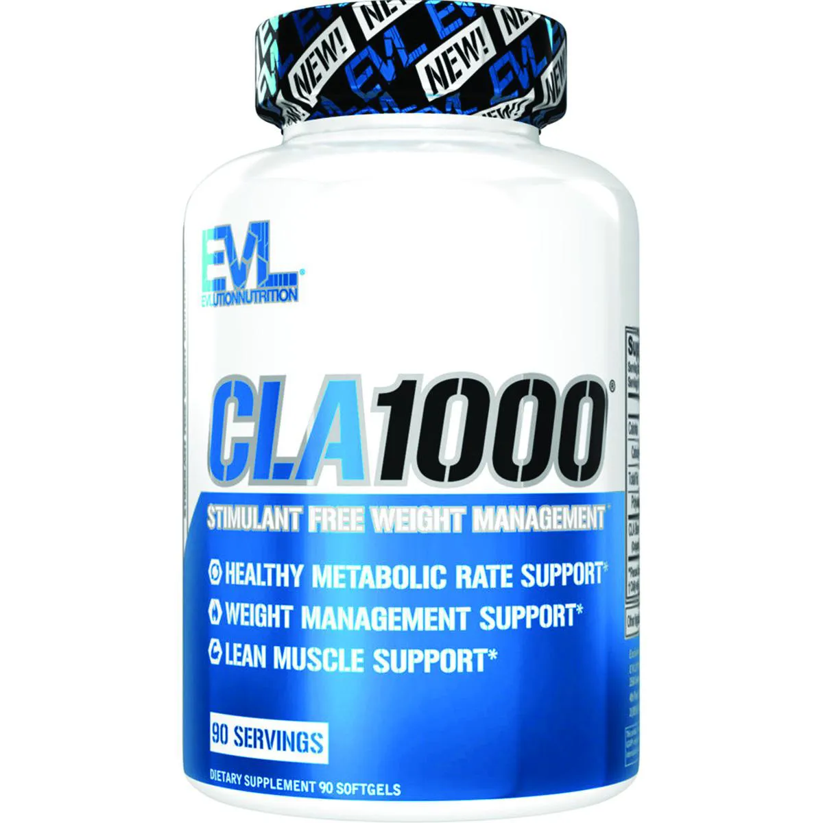 Cla Ácido Linoleico Conjugado 1000Mg 90 Softgel Evl Nutrtion
