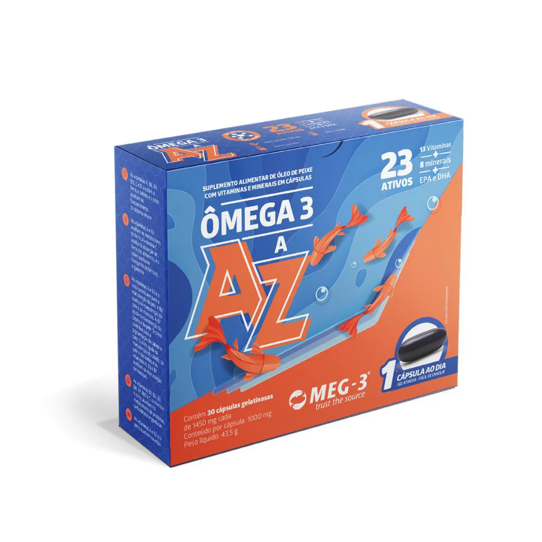 Ômega 3 de a à Z 1.450Mg 30 Cápsulas Sofgtel - Litee