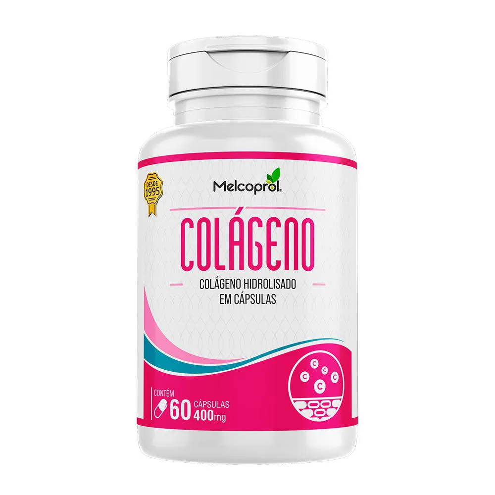 Colageno Hidrolisado 400Mg Melcoprol 60 Cápsulas