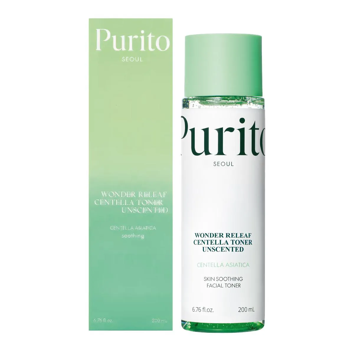 Tônico Facial Purito Wonder Releaf Centella Toner Unscented 200ml