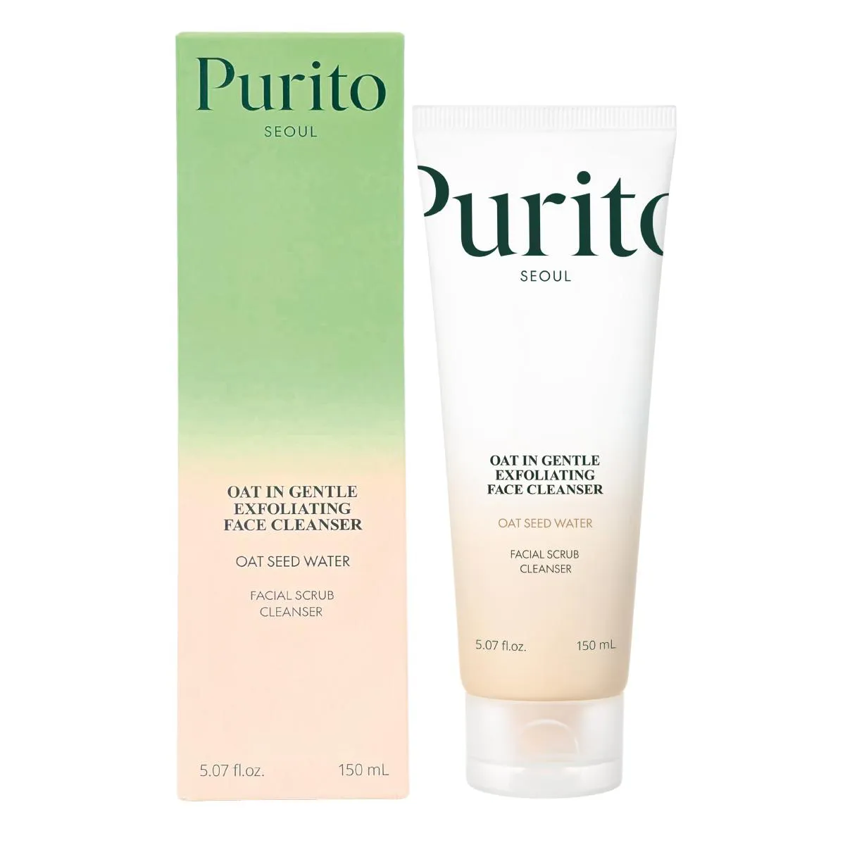 Gel de Limpeza Esfoliante Facial Purito Oat In Gentle Exfoliating Cleanser 150ml