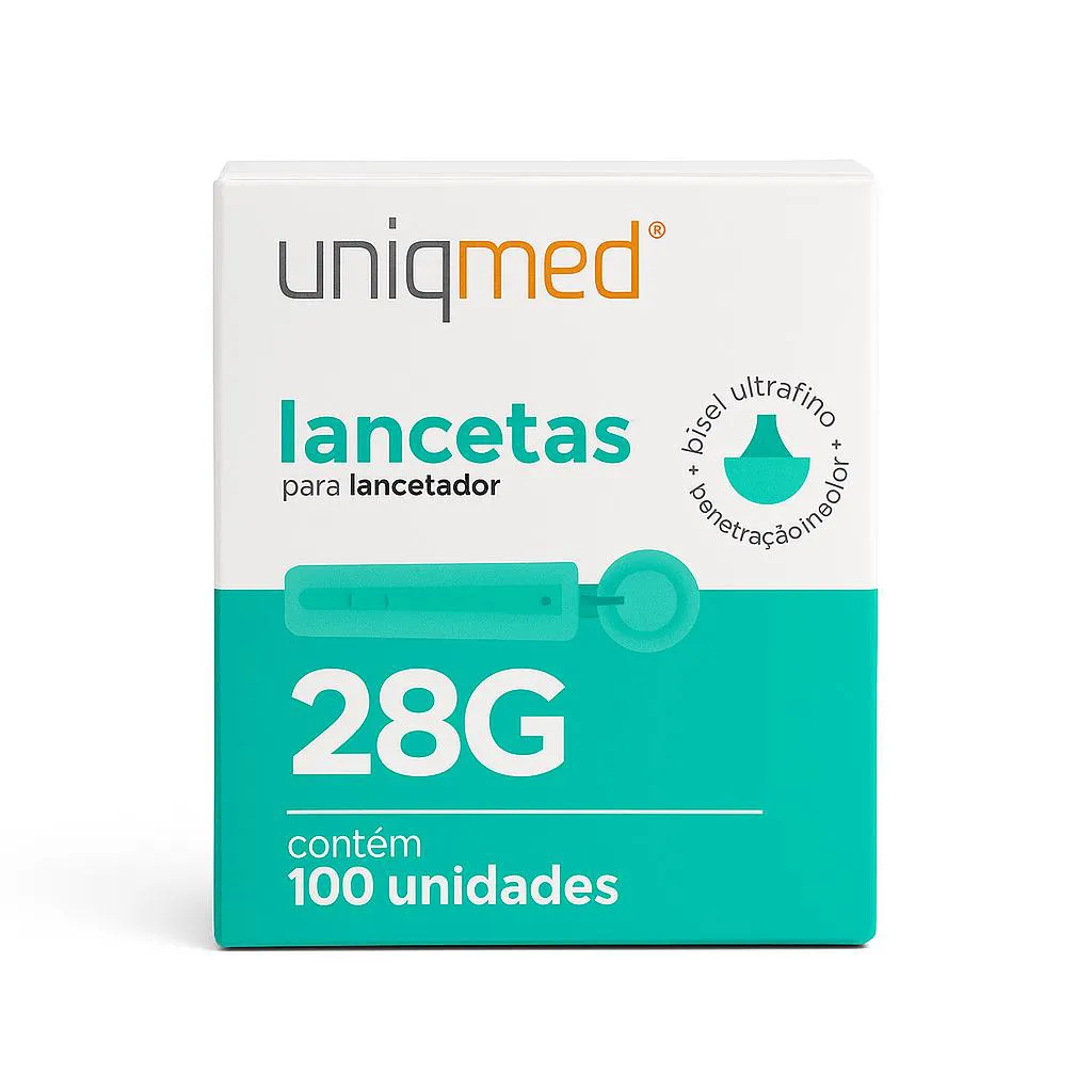 Lanceta para Lancetador 28G - Uniqmed
