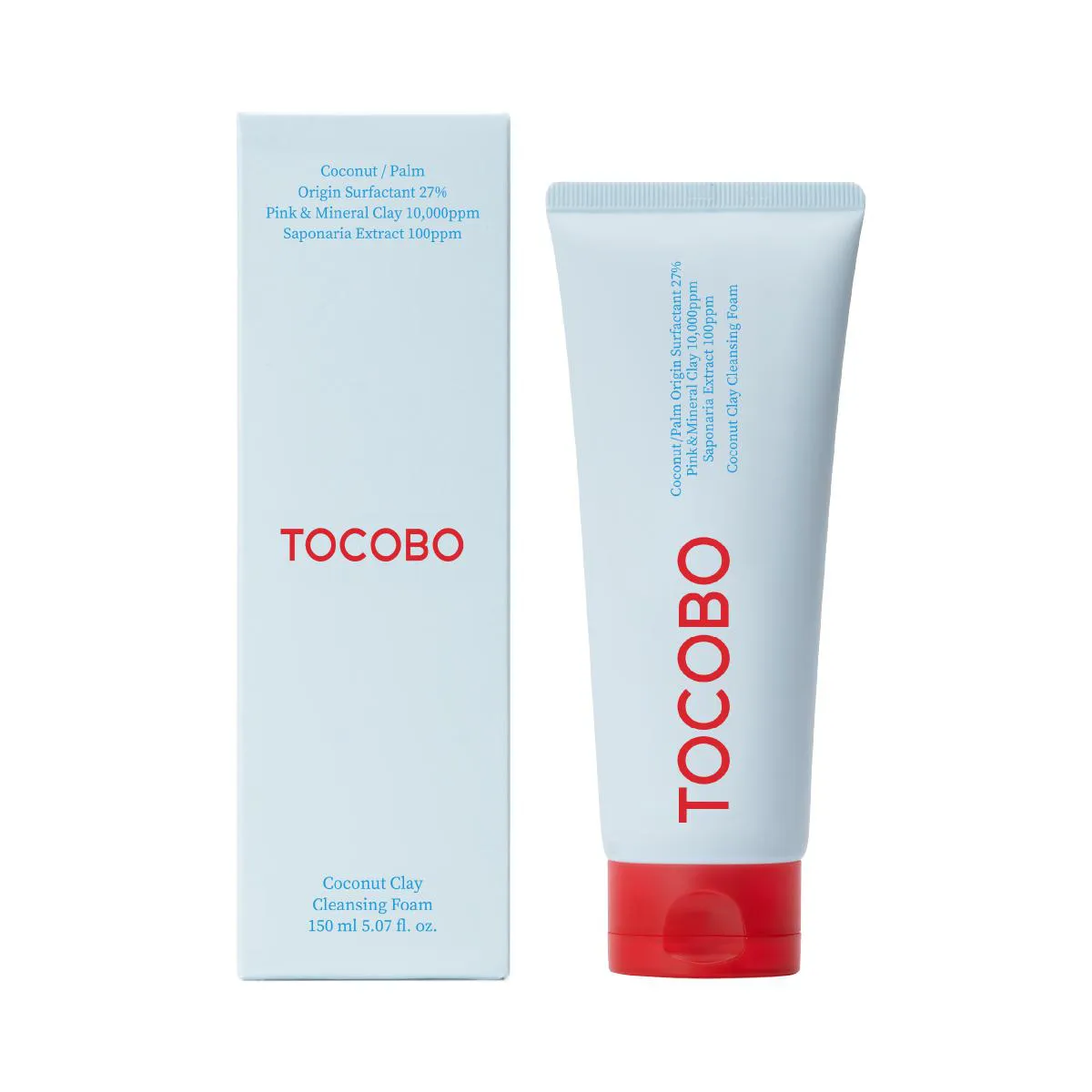 Limpador Facial Tocobo Coconut Clay Cleansing Foam 150ml