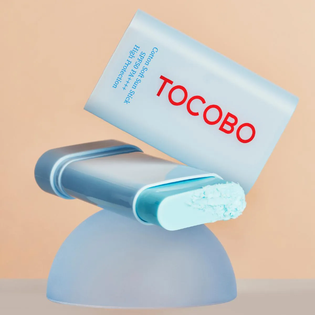 Protetor Solar Facial Stick Tocobo Cotton Soft Sun Stick FPS50+ 19g