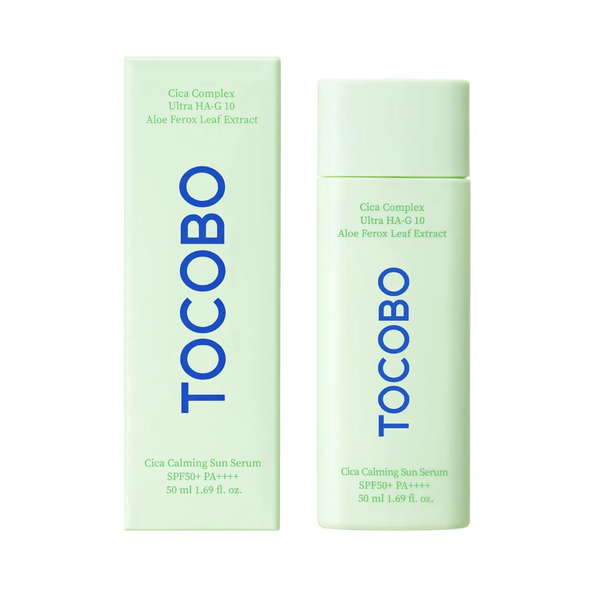 Protetor Solar Sérum Tocobo Cica Calming Sun Serum FPS50+ 50g