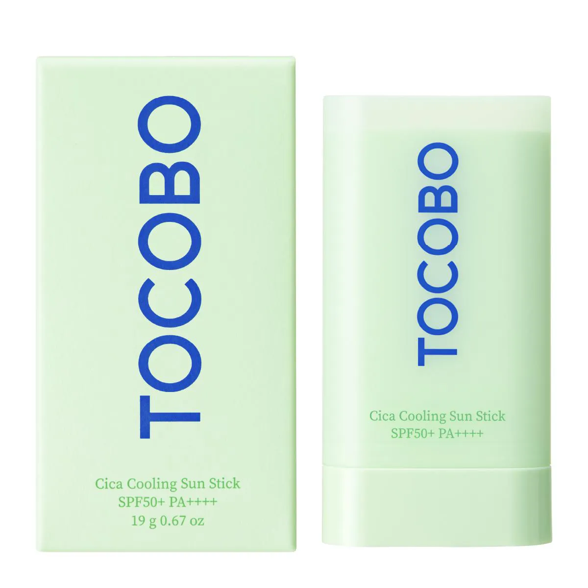 Protetor Solar Facial Stick Tocobo Cica Cooling Sun Stick FPS50++ 18g