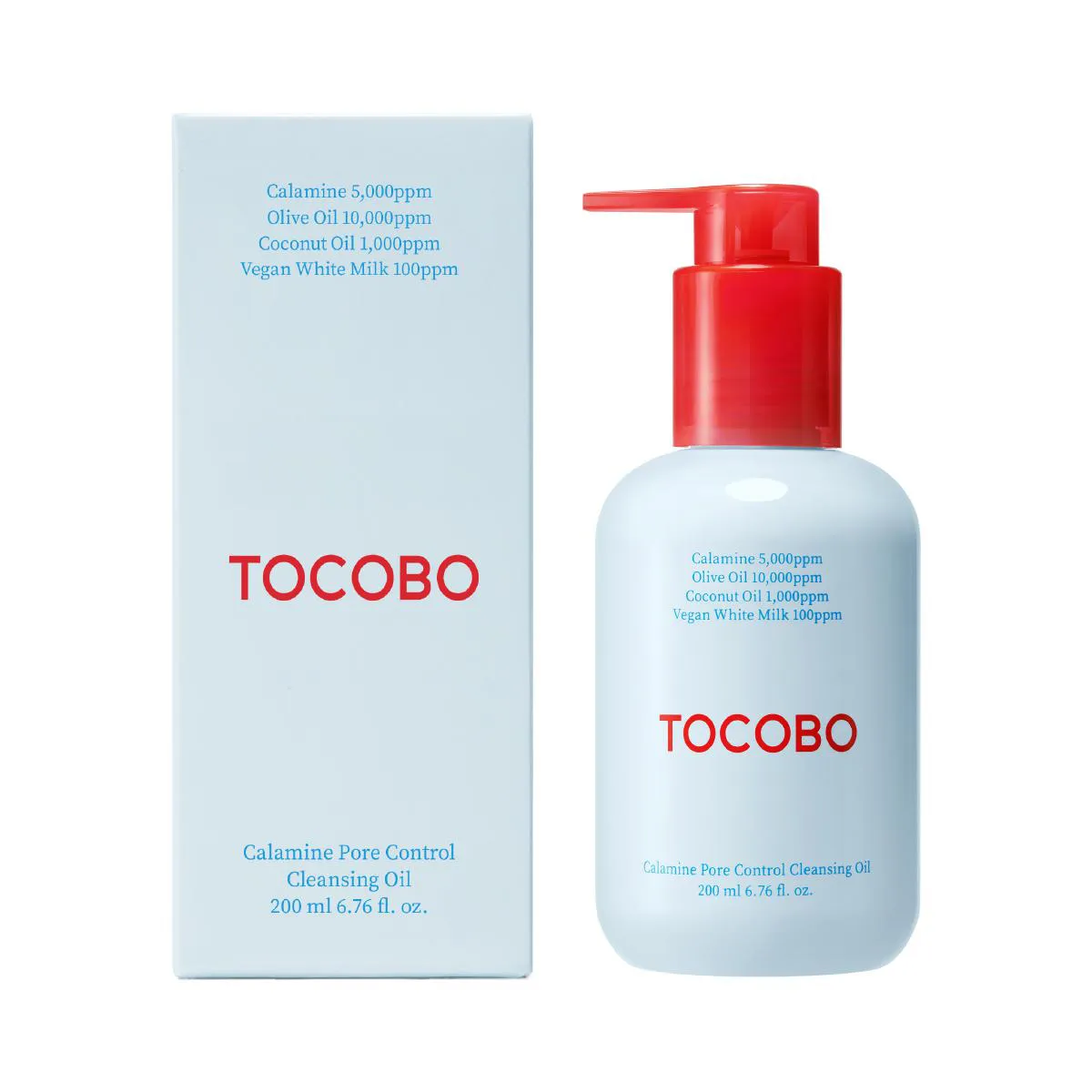 Limpador Facial Tocobo Calmine Pore Control Cleansing Oil 200ml