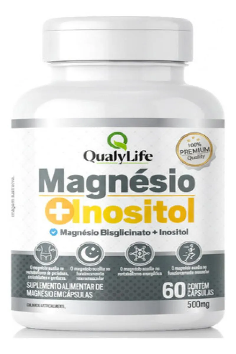 Magnesio e Inositol 60 Capsulas - Qualylife