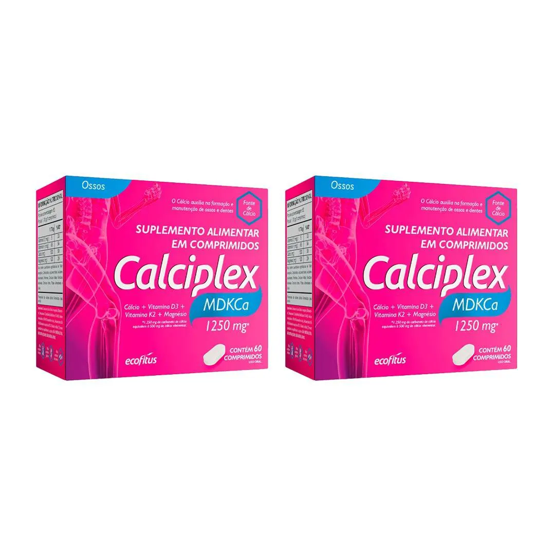 Calciplex Mdkca 1250Mg Kit 2 - 60 Cpr - Ecofitus