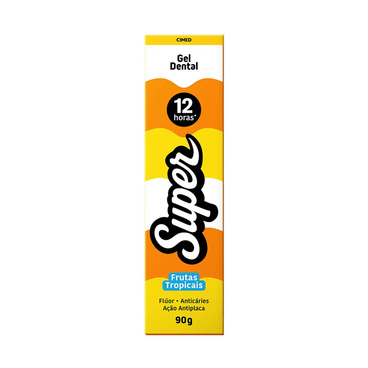 Gel Dental Cimed Super 12h Frutas Tropicais 90g