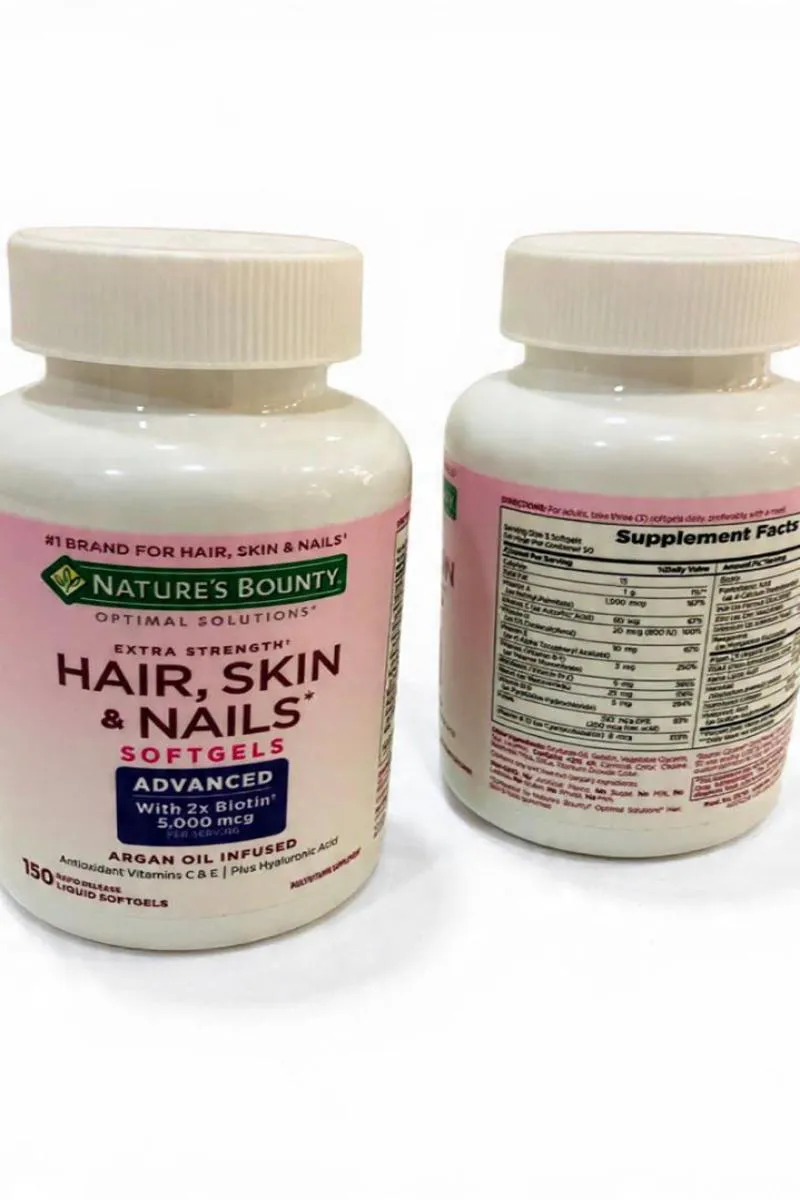 Nature's Bounty Cabelo, Pele & Unhas Força Extra, 150 Cap