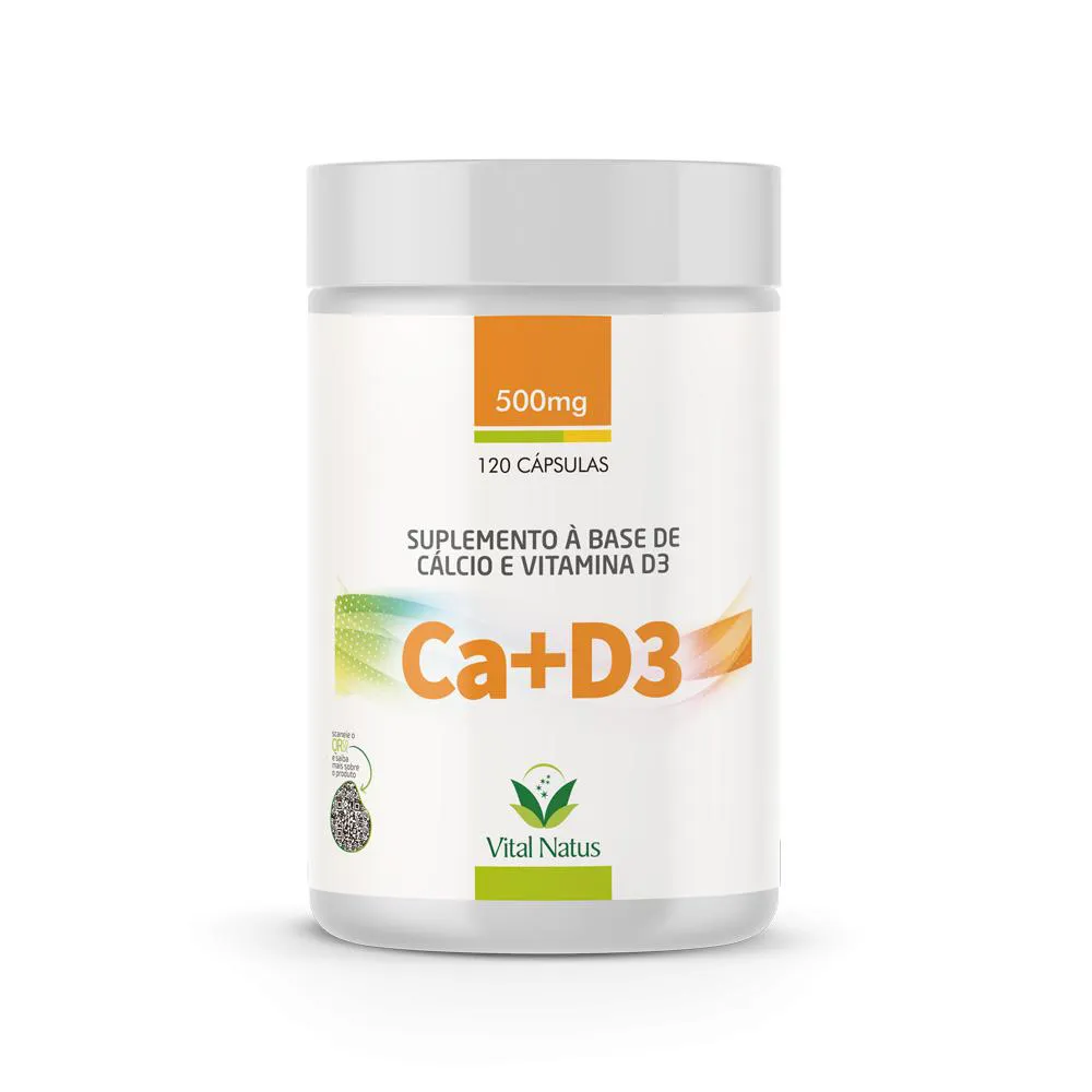 Calcio + Vit D3 500Mg C/120 Cápsulas