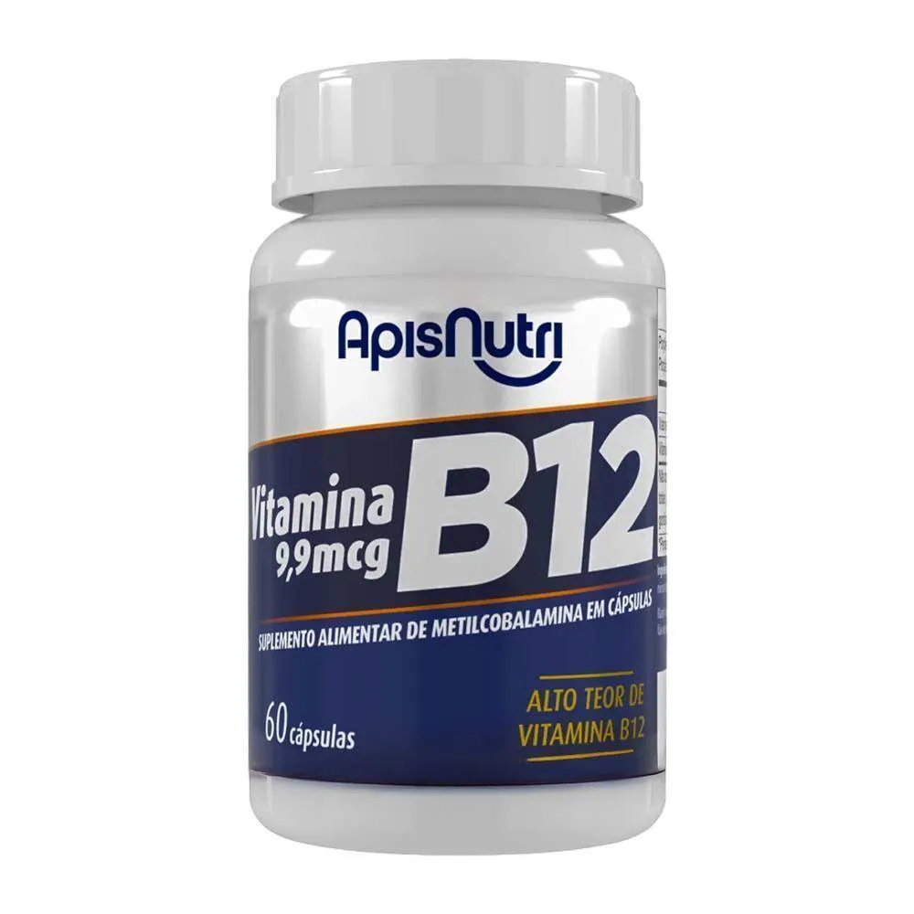Suplemento de Vitamina B12 Apisnutri 60 Cápsulas