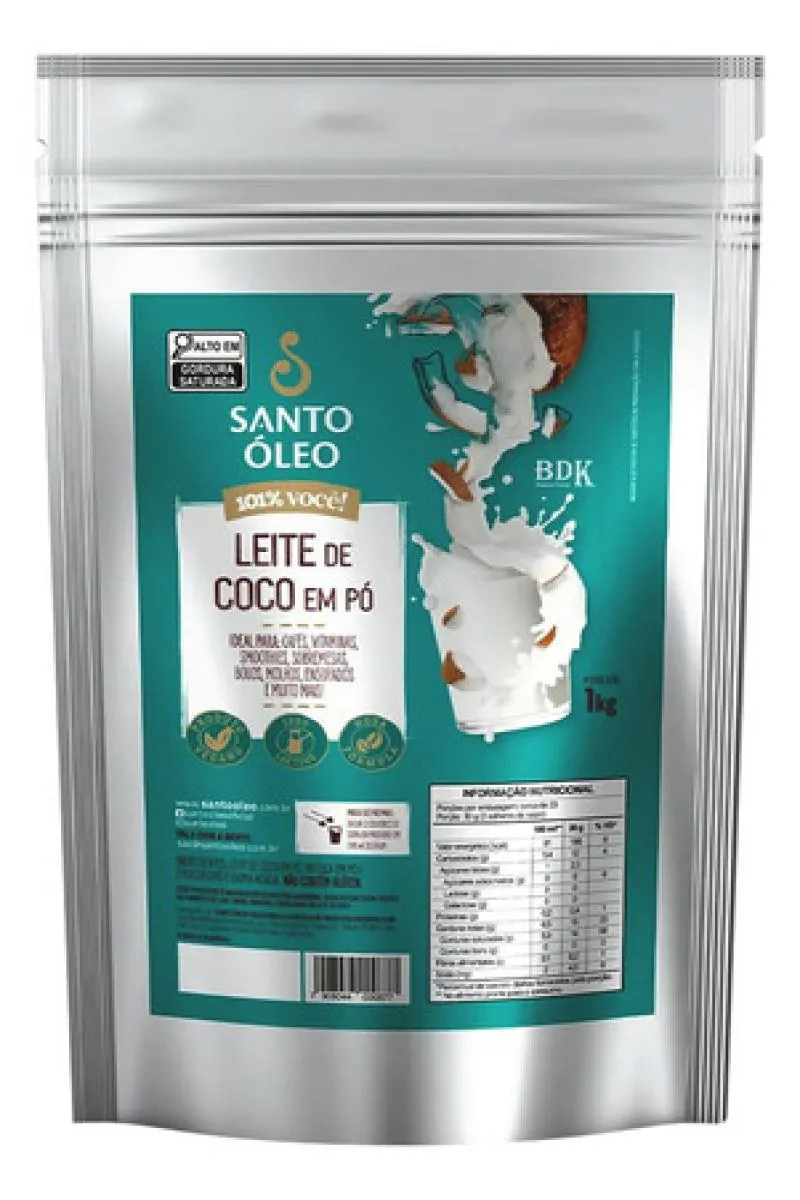 Leite de Coco em Po 1Kg - Santo Oleo