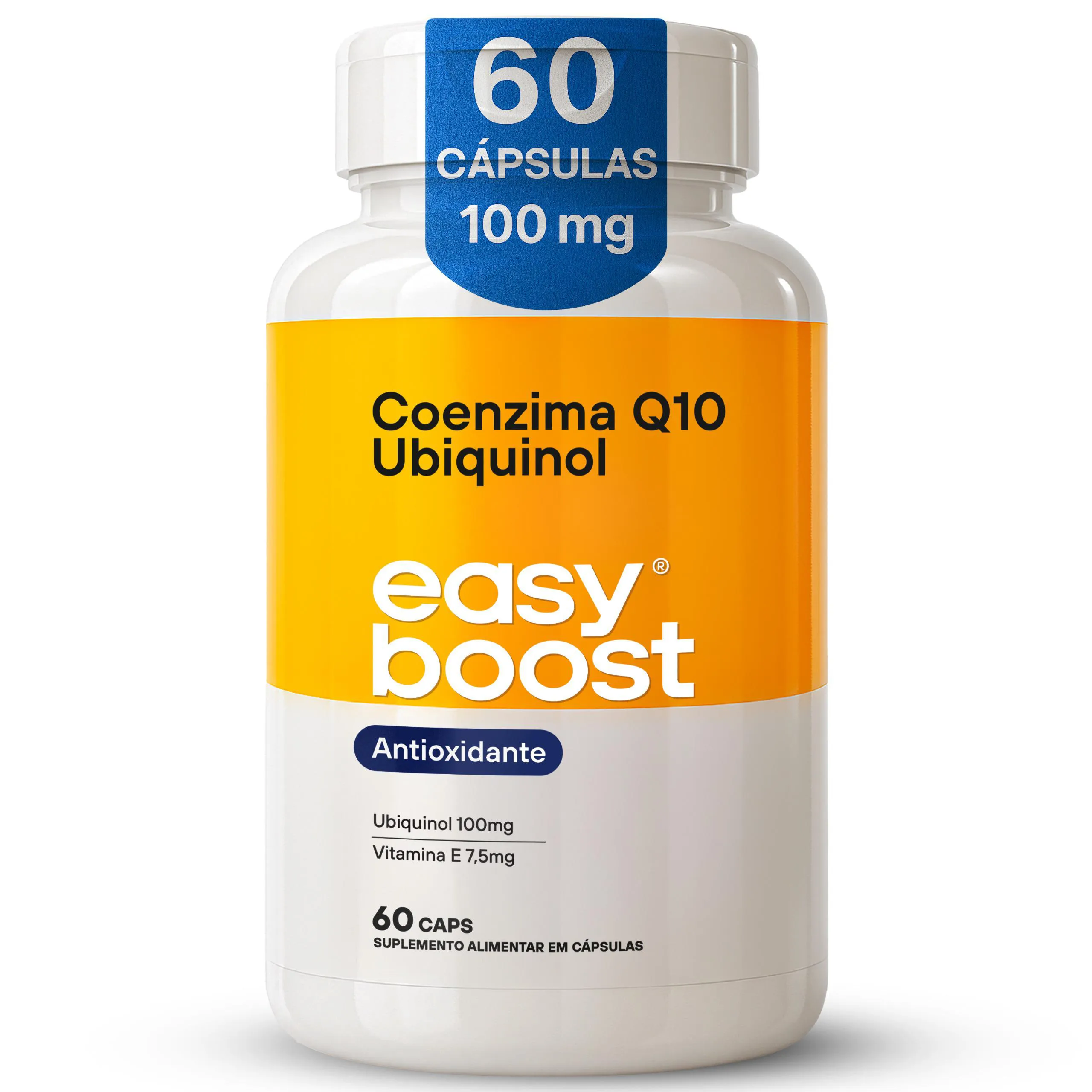 Coenzima Q10 100% Ubiquinol Easy Boost 60 cápsulas