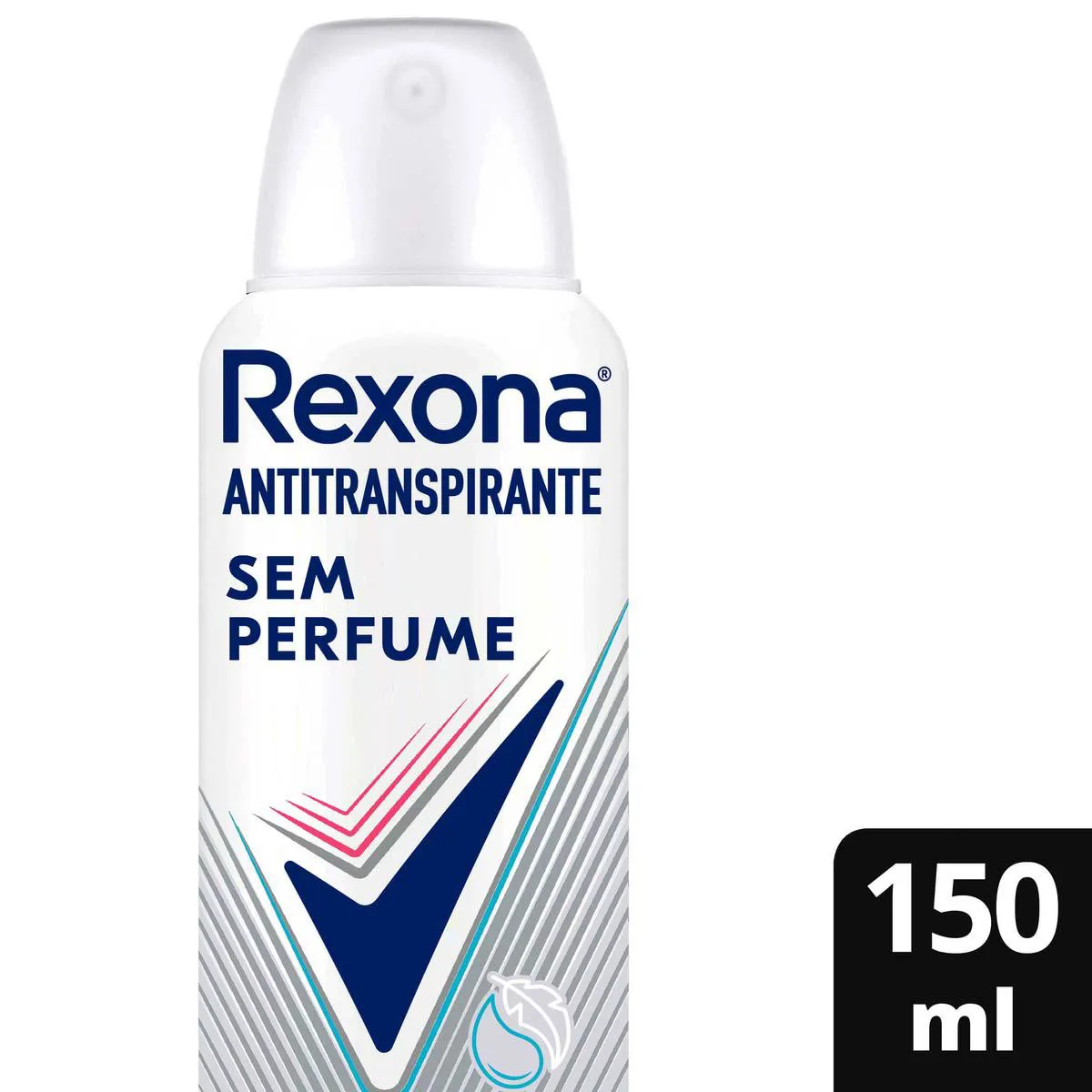 Desodorante Antitranspirante Aerosol Rexona Sem Perfume Feminino 72h 150ml