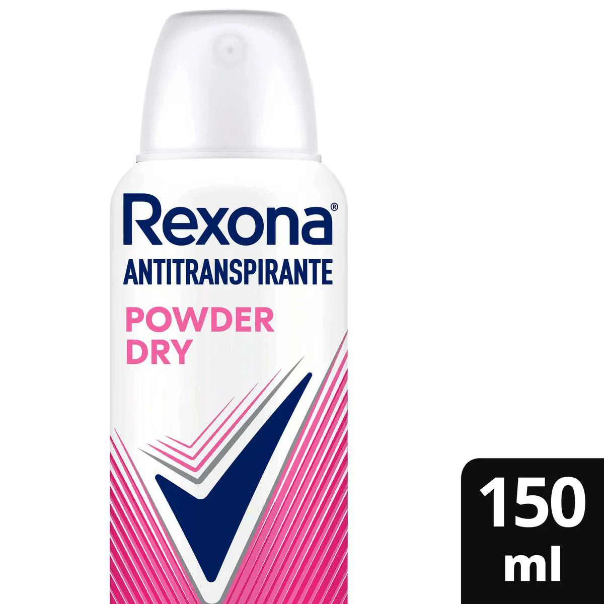 Desodorante Antitranspirante Aerosol Rexona Powder Dry Feminino 72h 150ml